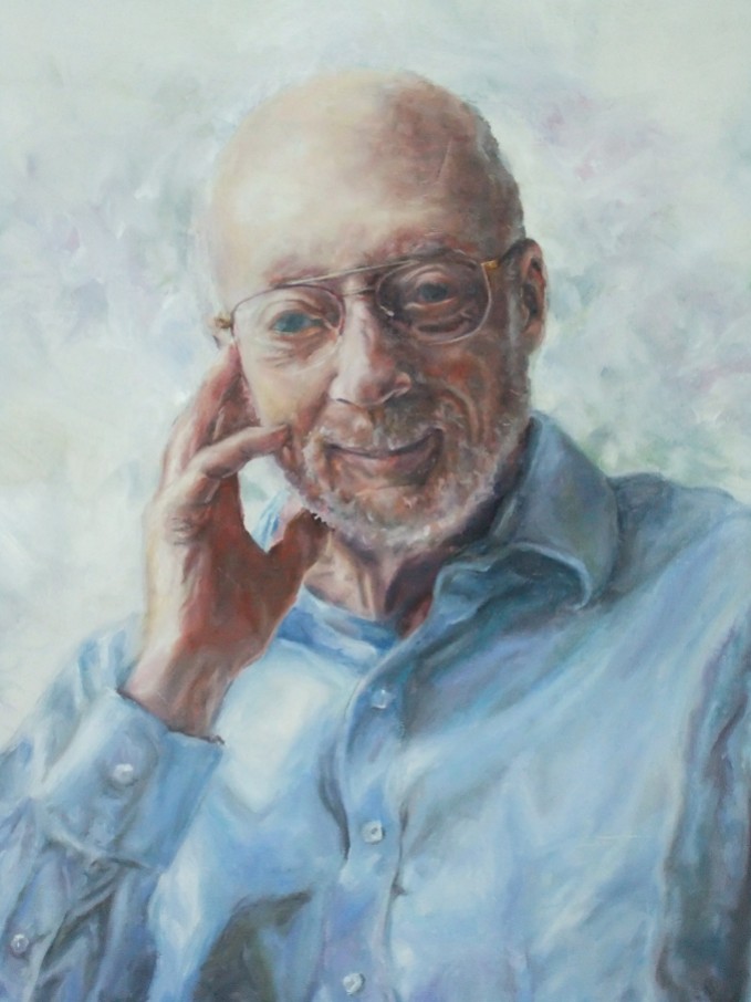 2006: Grandpa. Oil on Canvas, about 2' x 3'